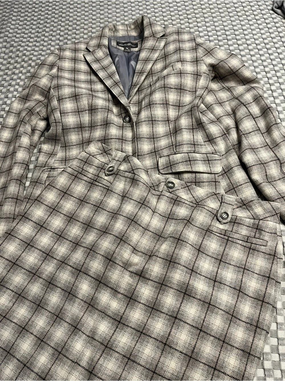 Eddie Bauer Girls Wool Blazer & Skirt Set Size 14 tall - NWOT